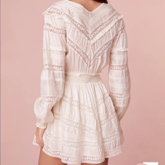 Jones Victorian Lace Mini Dress size small - Picture 4 of 4